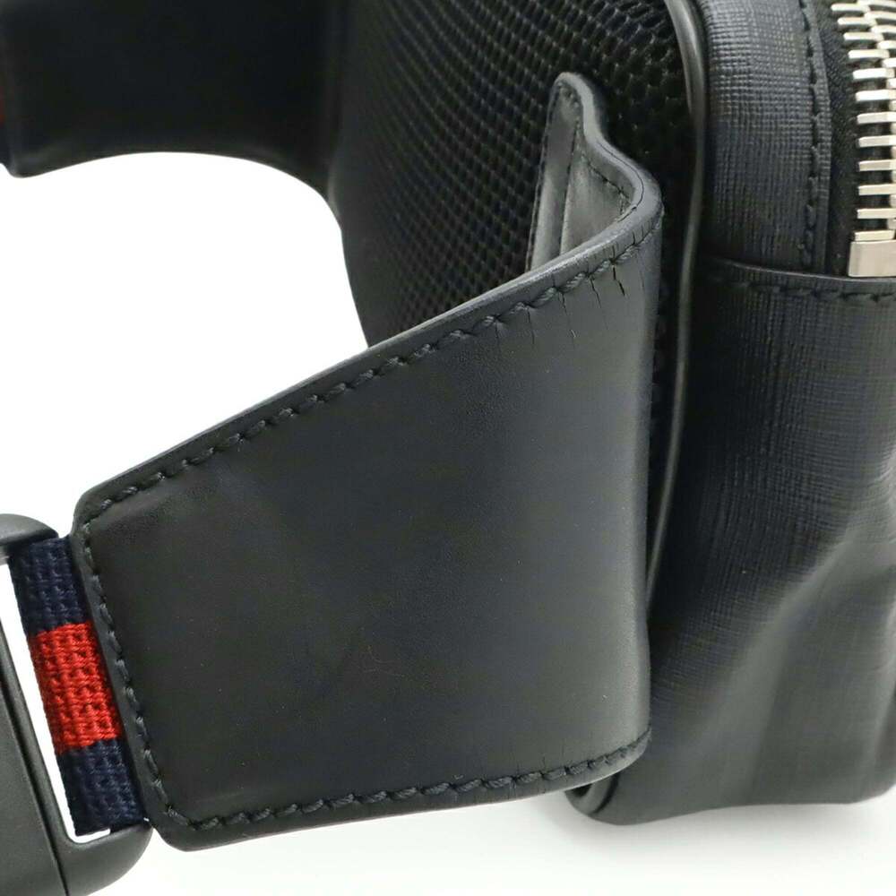 GUCCI Authentic Black Leather Fanny Pack - Picture 9 of 10